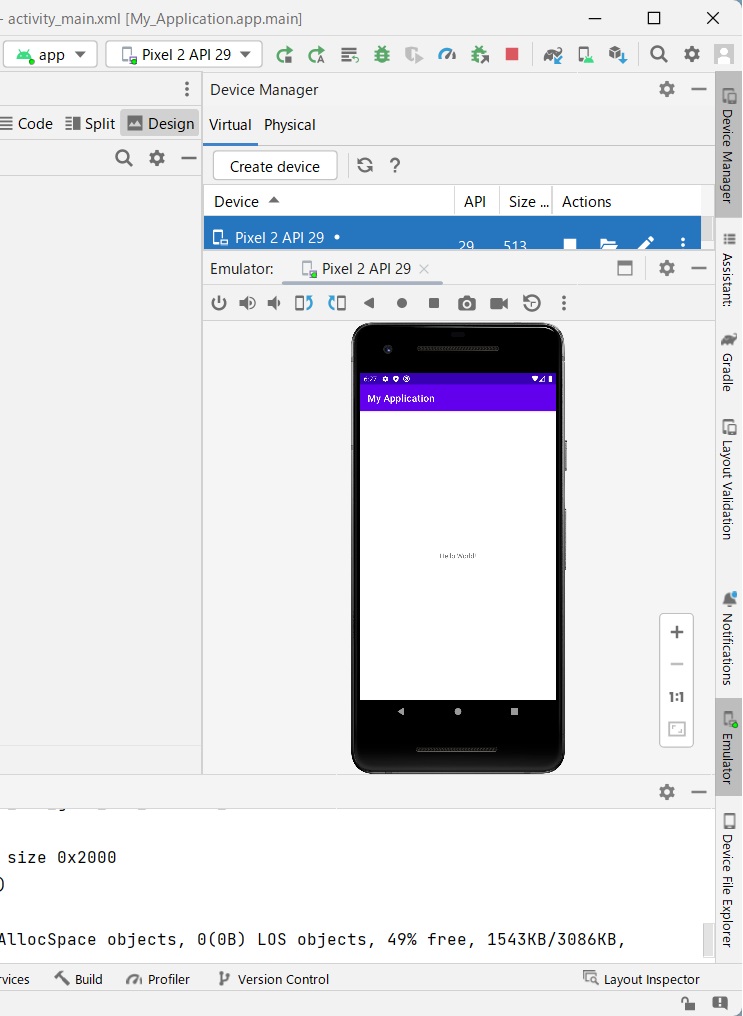 Android Studio で Hello World! | IT Tech Learning